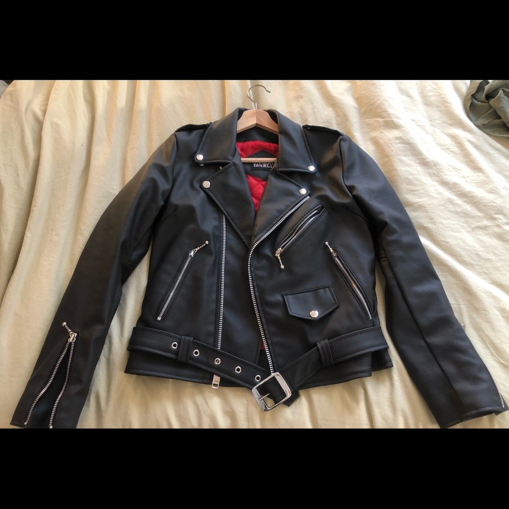 Straight to Hell Vegan Leather Jacket